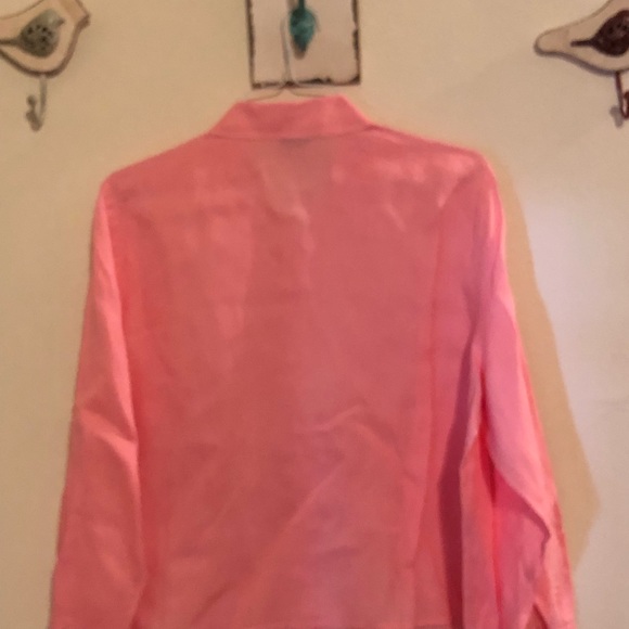 Long Sleeve Linen Top - Picture 3 of 4